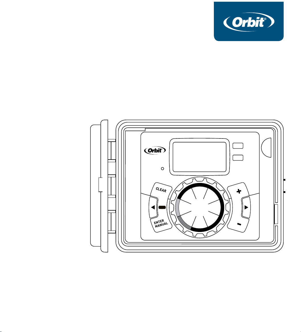 Manual de uso Orbit 57899 Contador de agua