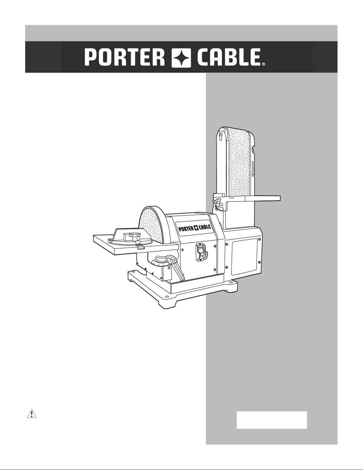 Manual PorterCable PCB420SA Bench Grinder
