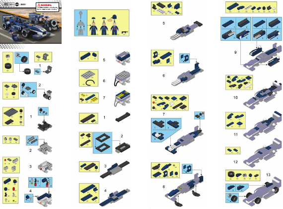 Manual Sluban set M38-B0301 Army Troop transporter - page 2