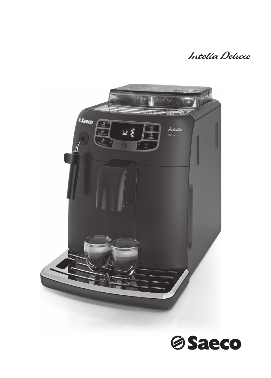 Manual Saeco HD8902 Intelia Deluxe Espresso Machine