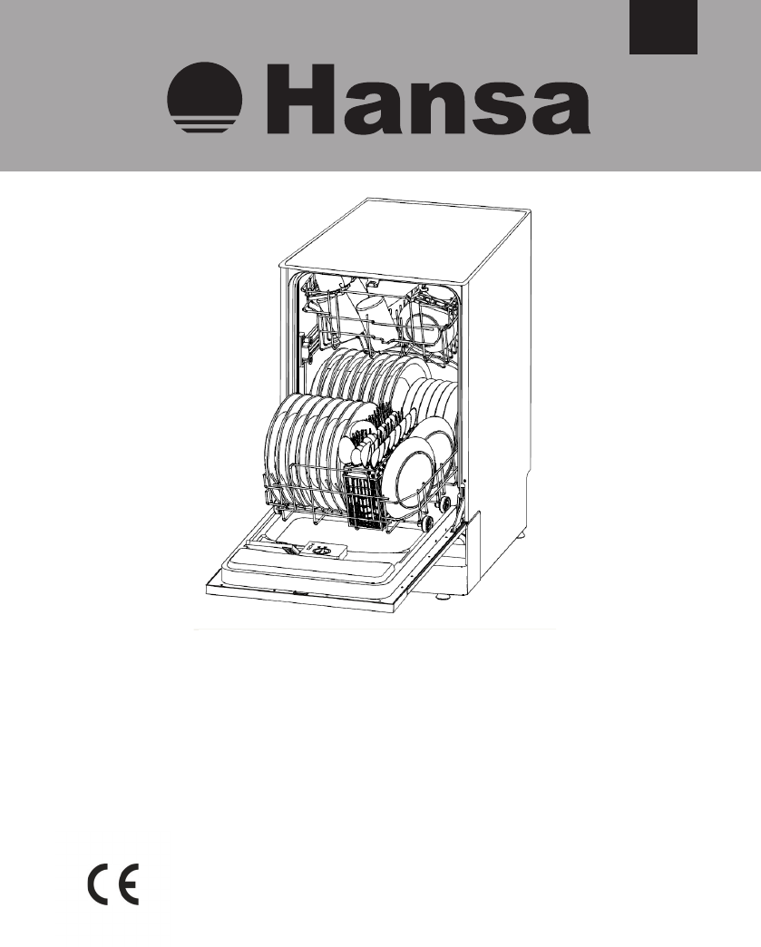 Руководство Hansa ZWM 656 WH Посудомоечная машина