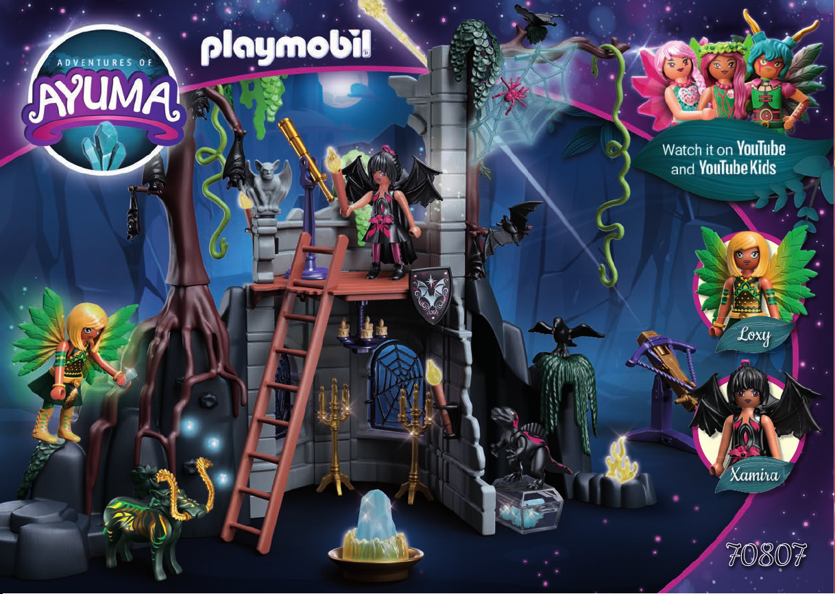 Handleiding Playmobil Set Ayuma Bat Fairies Ru Ne