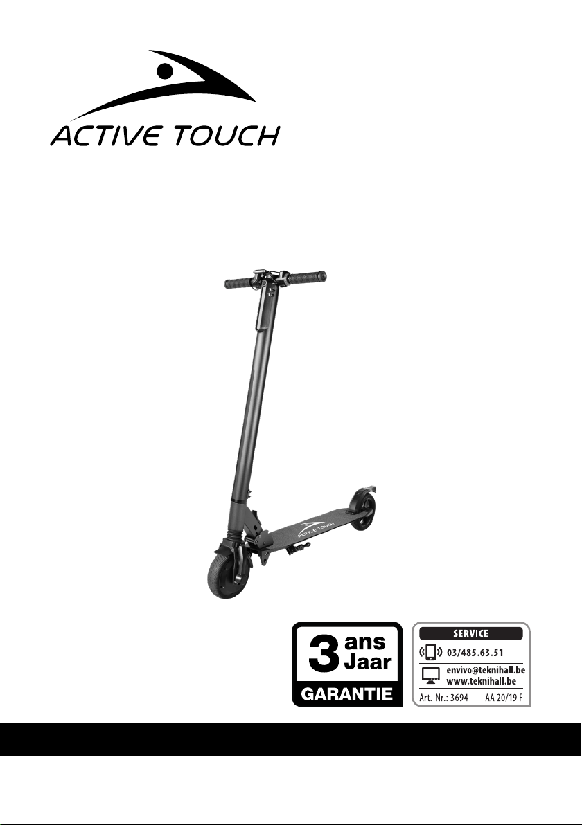 Mode Demploi Active Touch Trottinette Lectrique