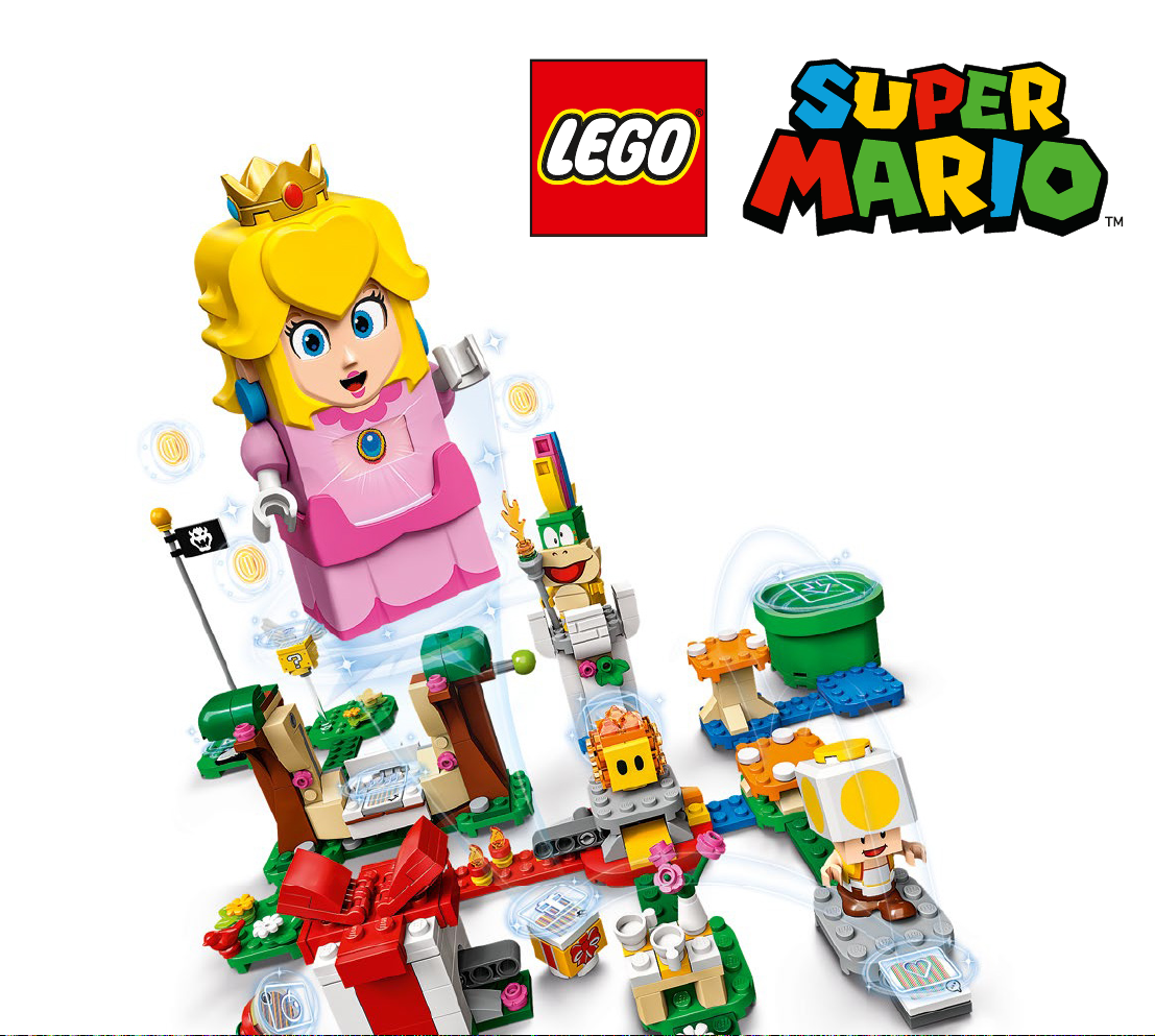 Bedienungsanleitung Lego set 71403 Super Mario Abenteuer mit Peach