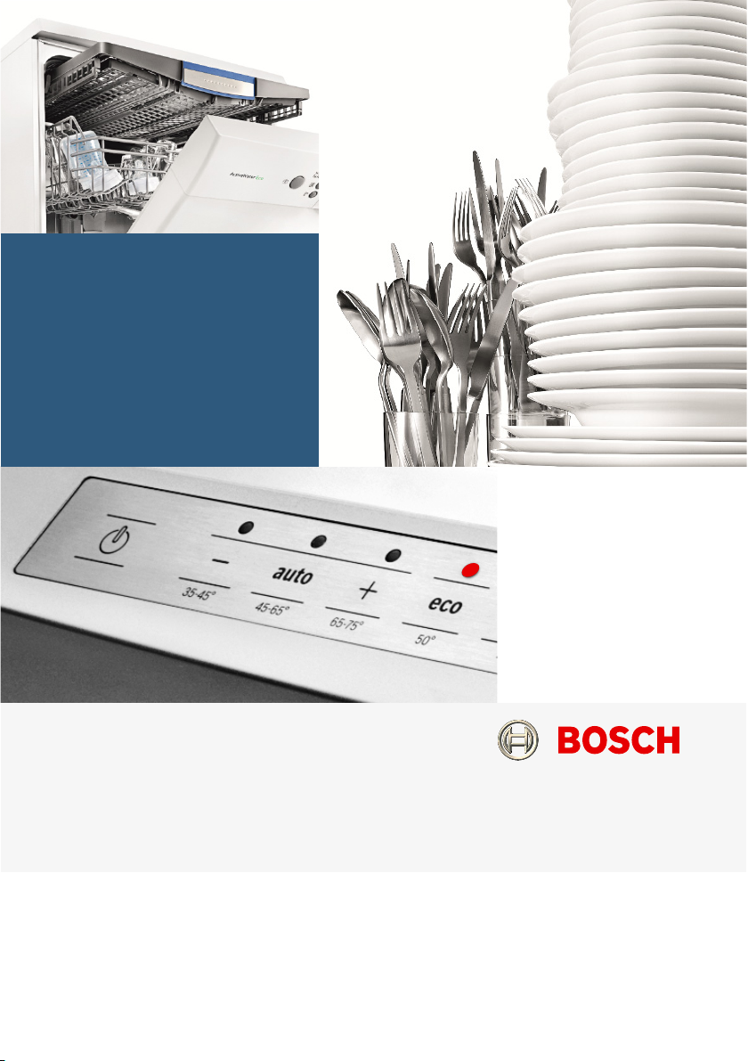 Руководство Bosch SMS45DW10Q Посудомоечная машина