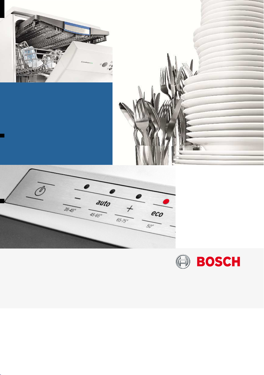 Руководство Bosch SMV25CX10Q Посудомоечная машина