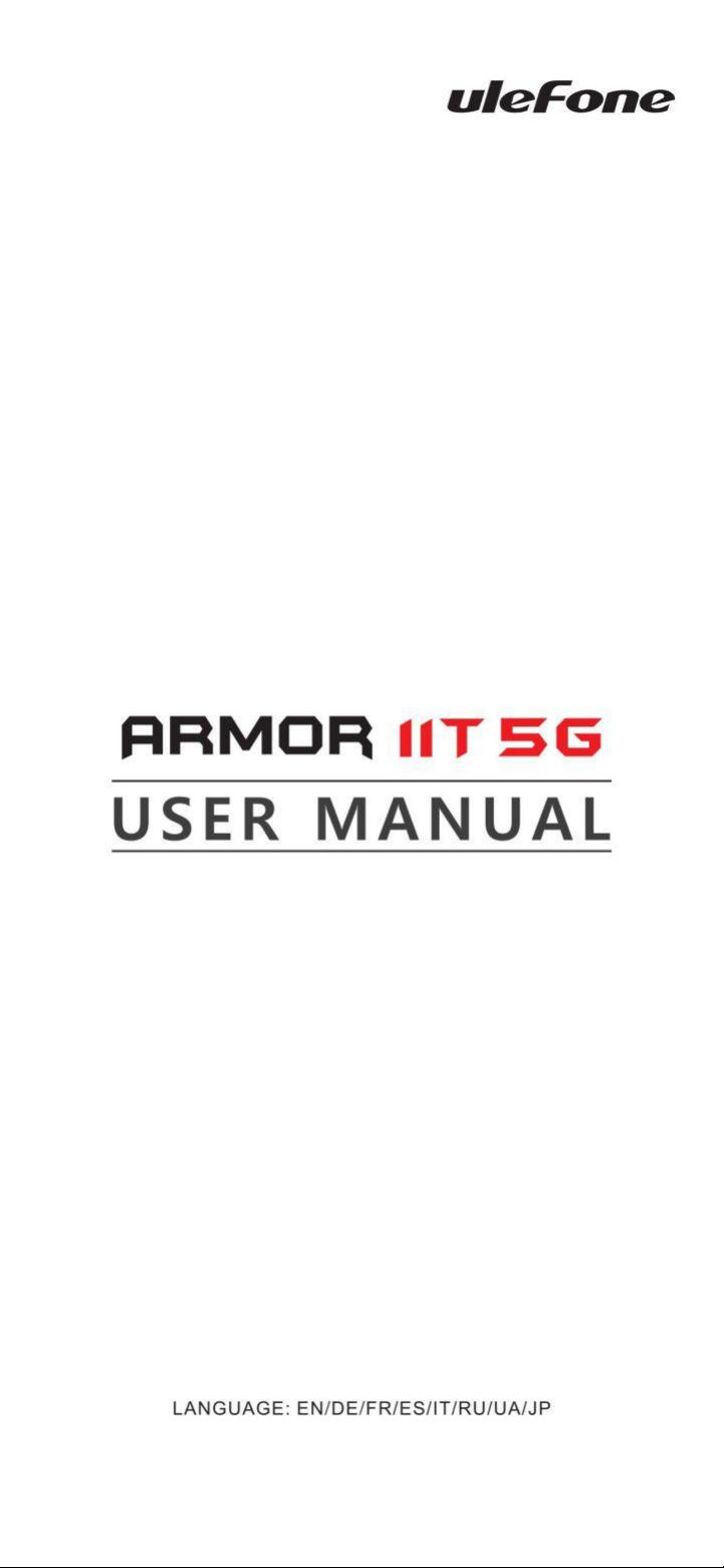 Руководство Ulefone Armor 11T 5G Мобильный телефон