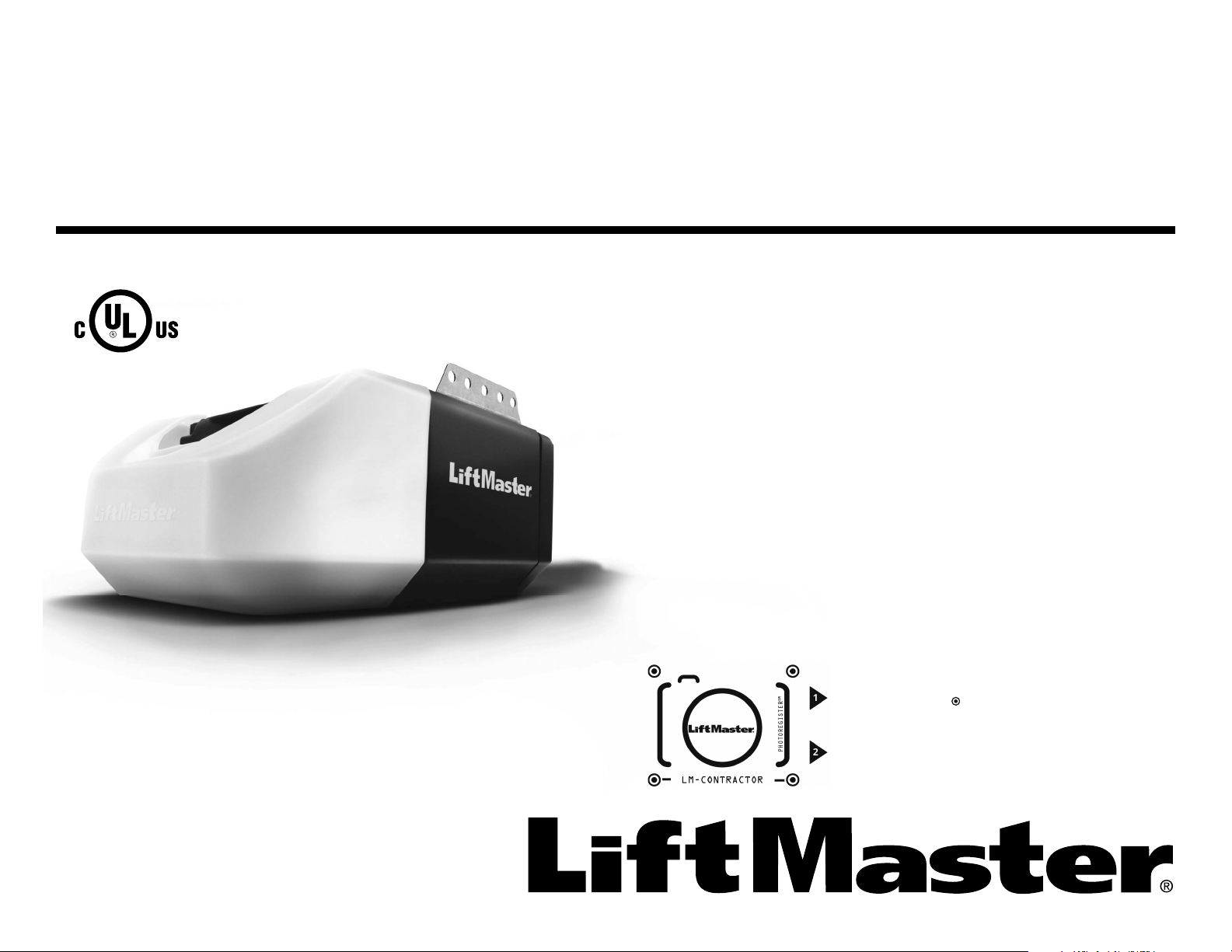 Manual De Uso Liftmaster W Abrepuertas Para Garaje