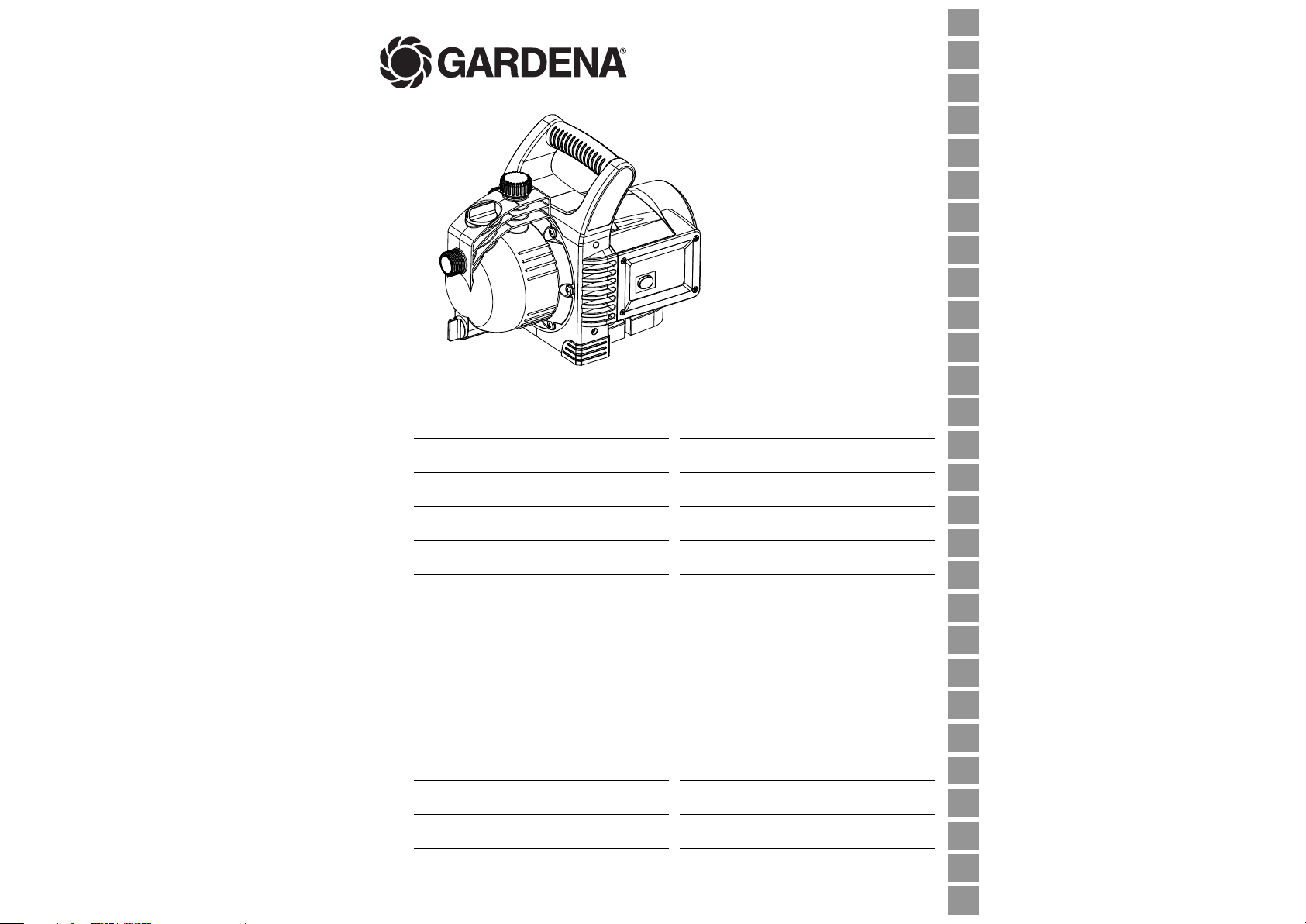 Handleiding Gardena 30004 Tuinpomp 