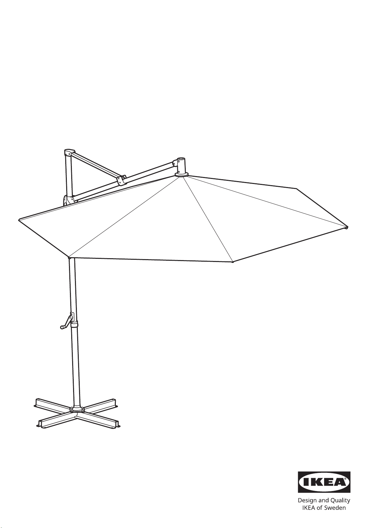 Manual IKEA HISSO Garden Parasol manual-ikea-hisso-garden-parasol