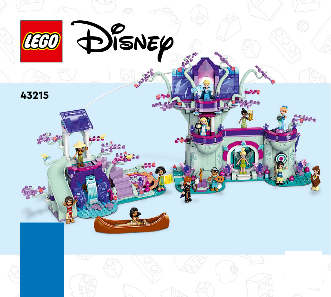 Bedienungsanleitung Lego set 43215 Disney Princess Das verzauberte Baumhaus