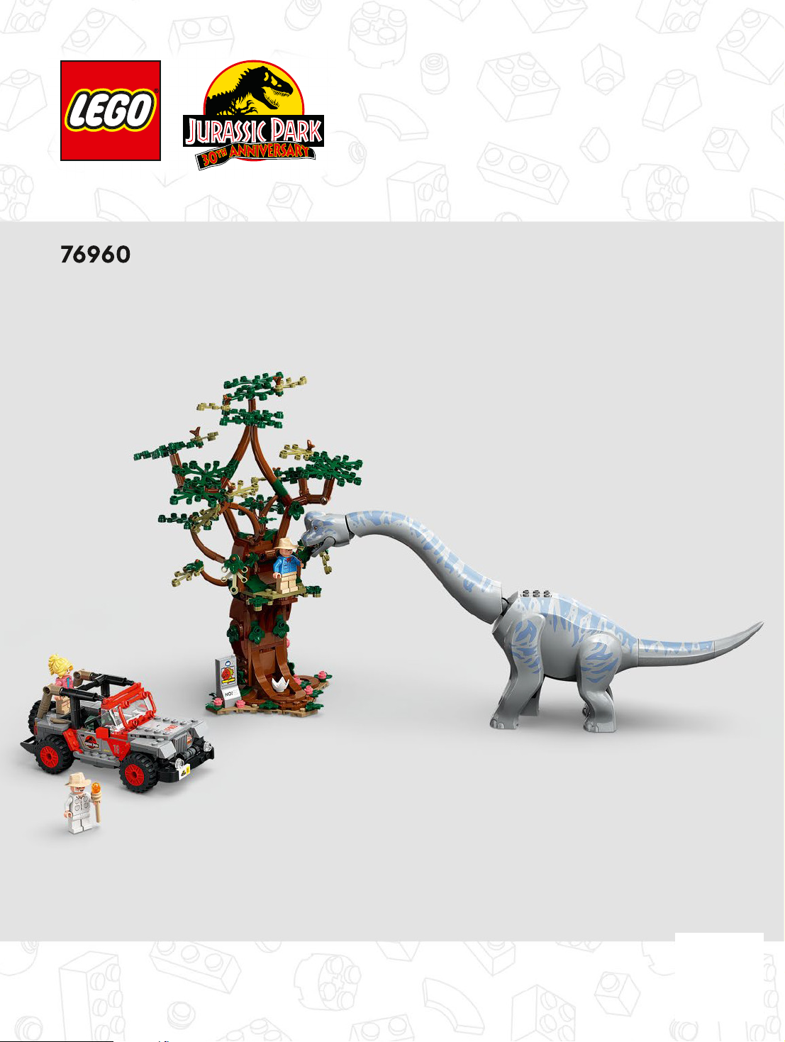 Manual Lego Set 76960 Jurassic World Brachiosaurus Discovery