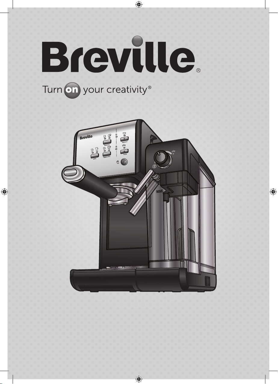 Manual Breville Vcf X Prima Latte Ii Coffee Machine