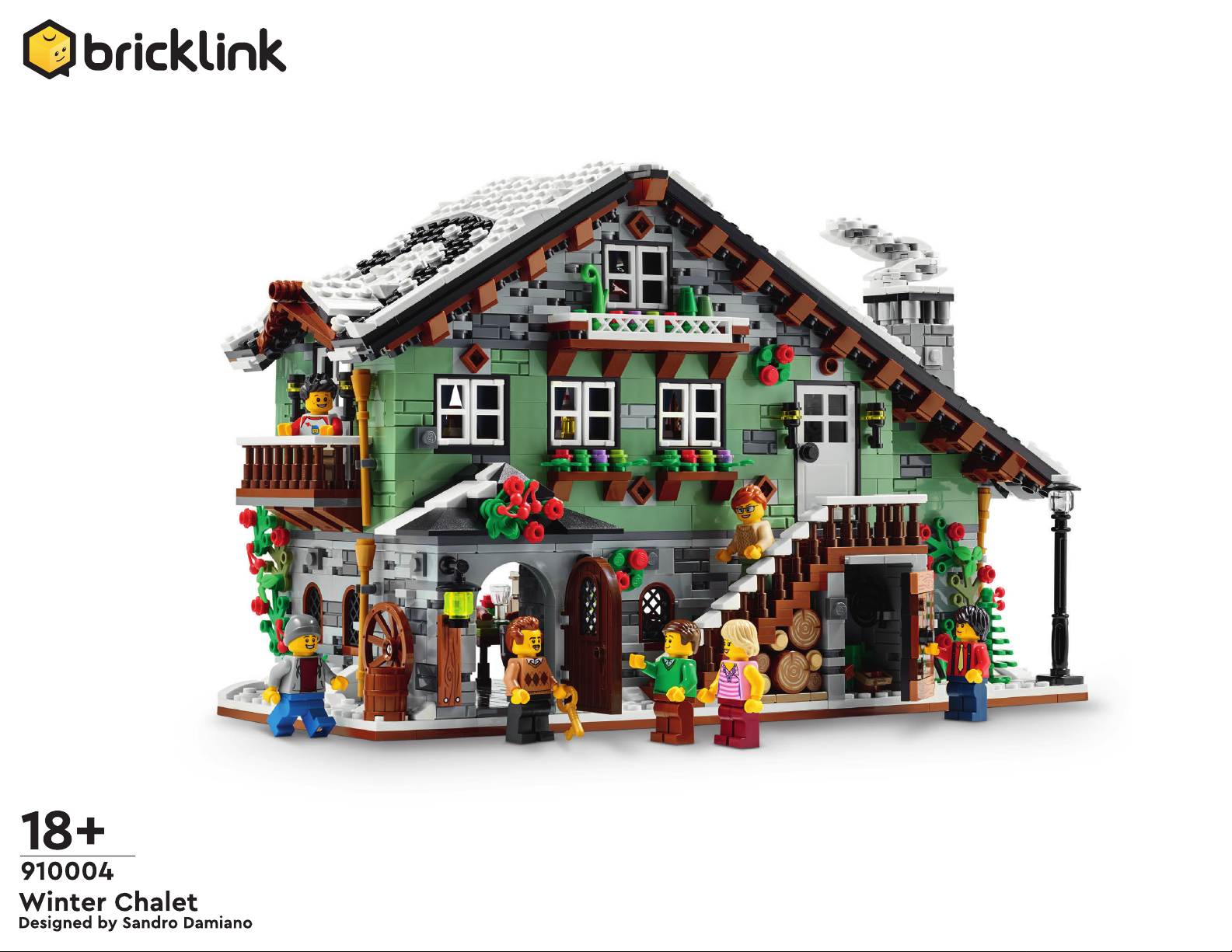 Manual Lego Set 910004 BrickLink Designer Program Winter Chalet