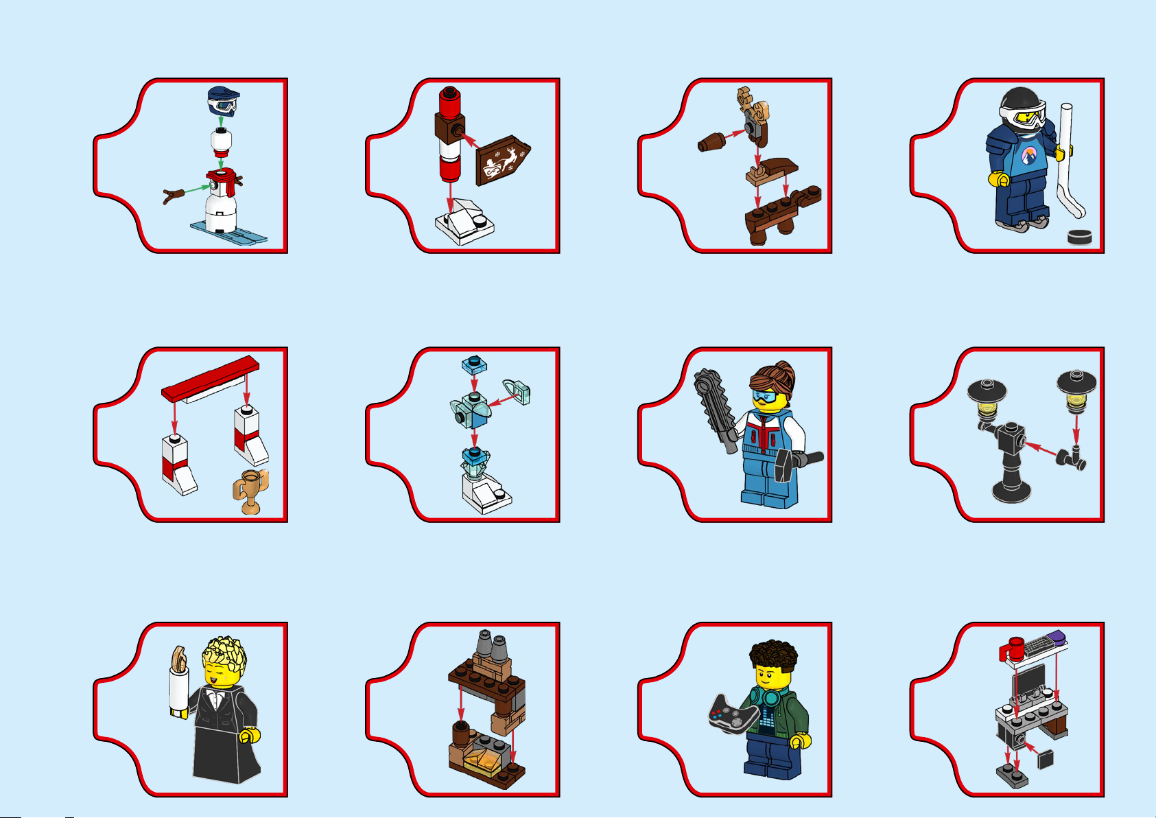 Manual Lego set 60381 City Advent calendar 2023