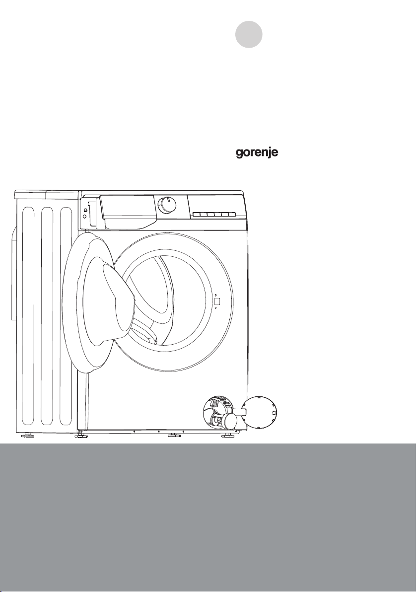 Руководство Gorenje W2NHPI62SCS Стиральная машина