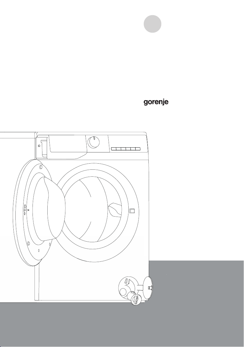 Руководство Gorenje W1D2A164ADS Стиральная машина с сушилкой