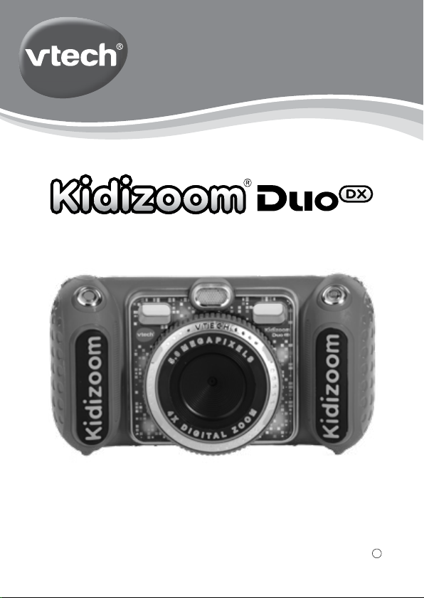 Custodia Protettiva Caseroxx Per V-Tech Kidizoom Duo DX - Borsa Rigida In EVA Con Zip E Tasca, Design Cuore Rosa