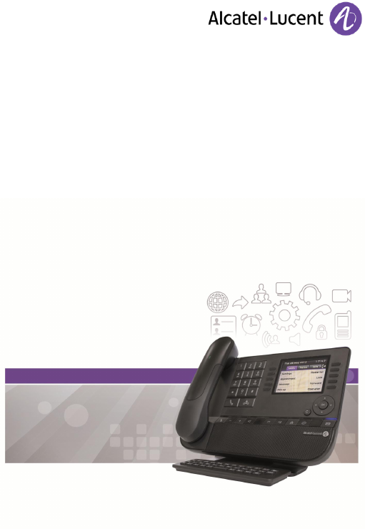 Mode demploi Alcatel Lucent 8039 Premium Deskphone Téléphone