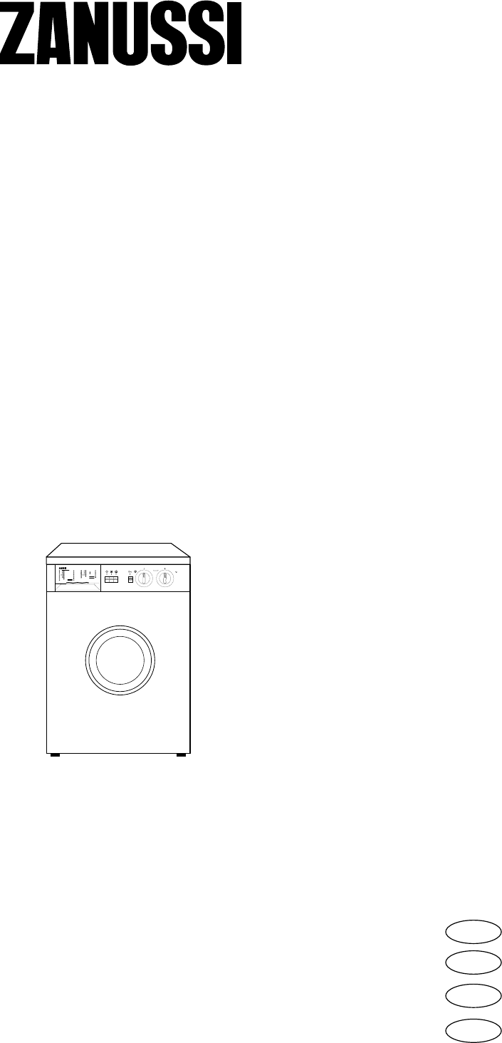 Руководство Zanussi FLV 504 NN Стиральная машина