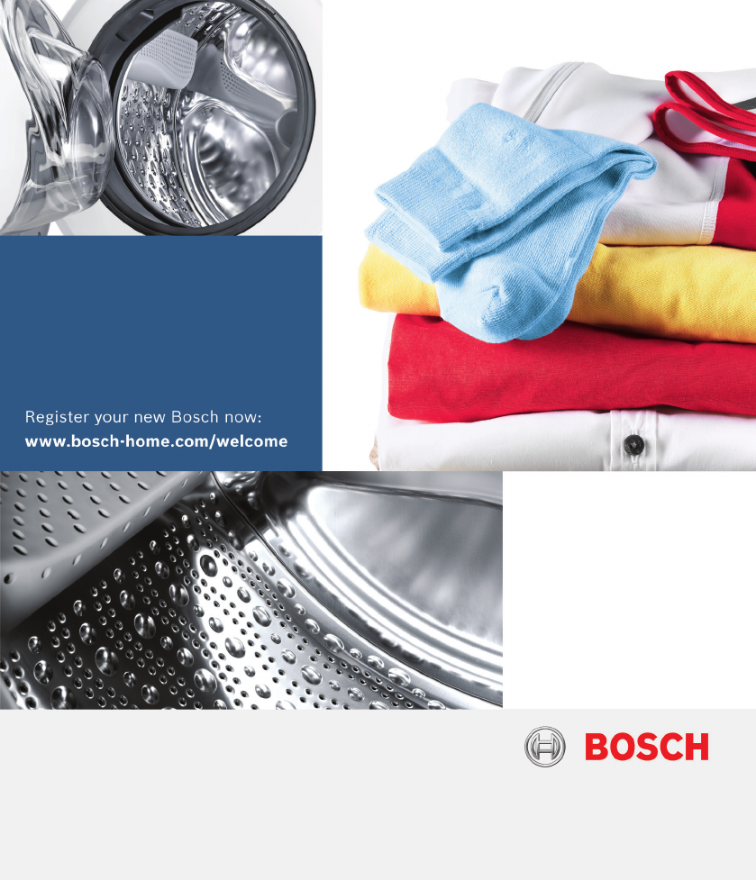 Руководство Bosch WDU28590OE Стиральная машина с сушилкой