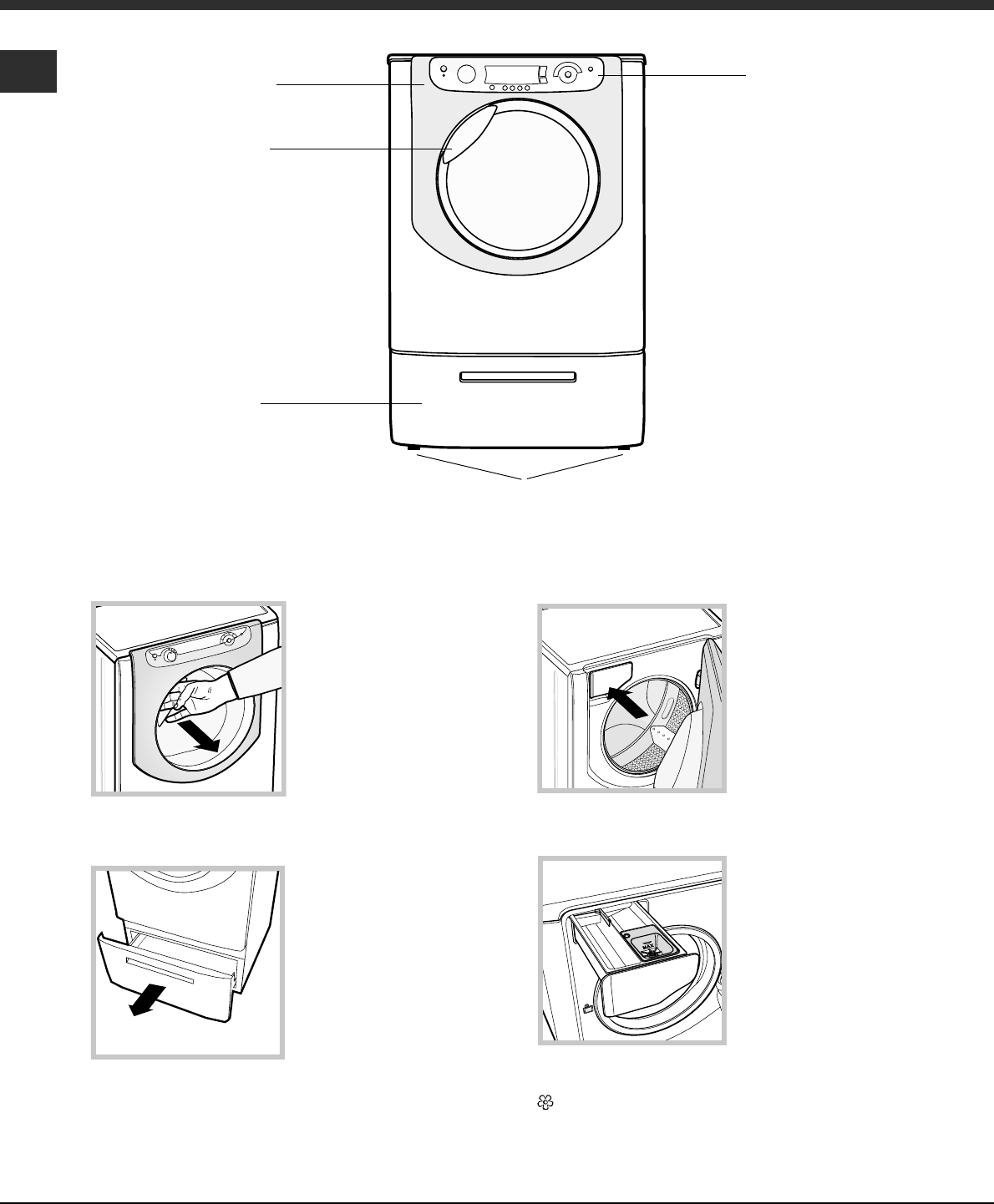 Руководство Hotpoint-Ariston AQXXD 129 H (EU) Стиральная машина - страница 4