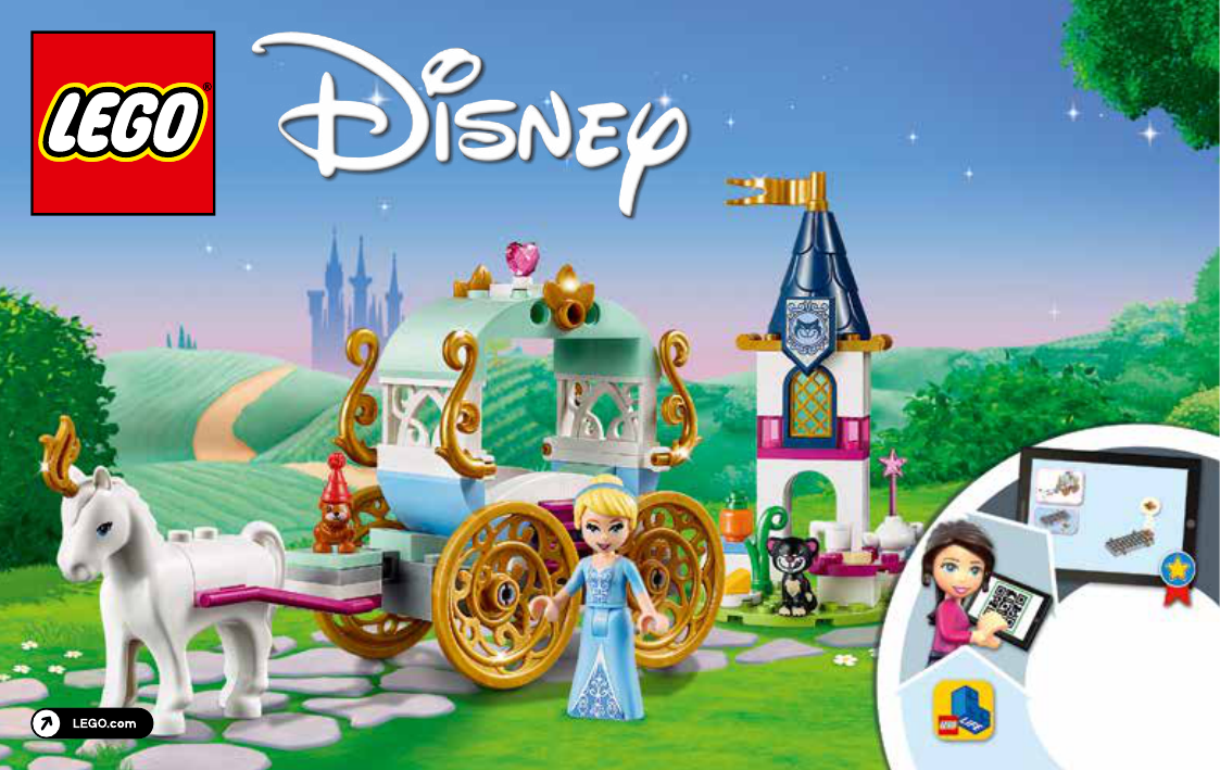 Руководство ЛЕГО set 41159 Disney Princess Карета Золушки