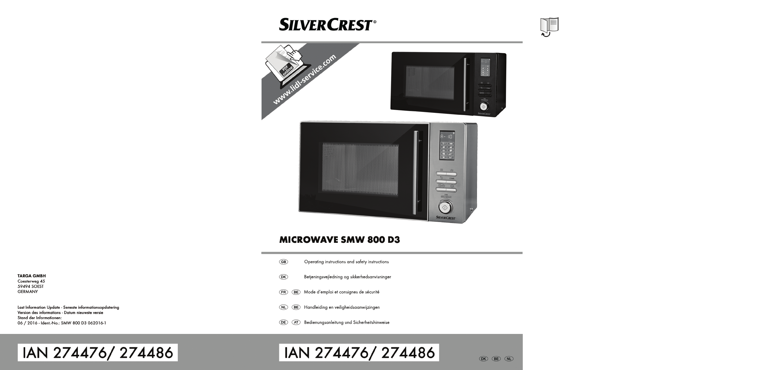 Handleiding Silvercrest Smw D Magnetron