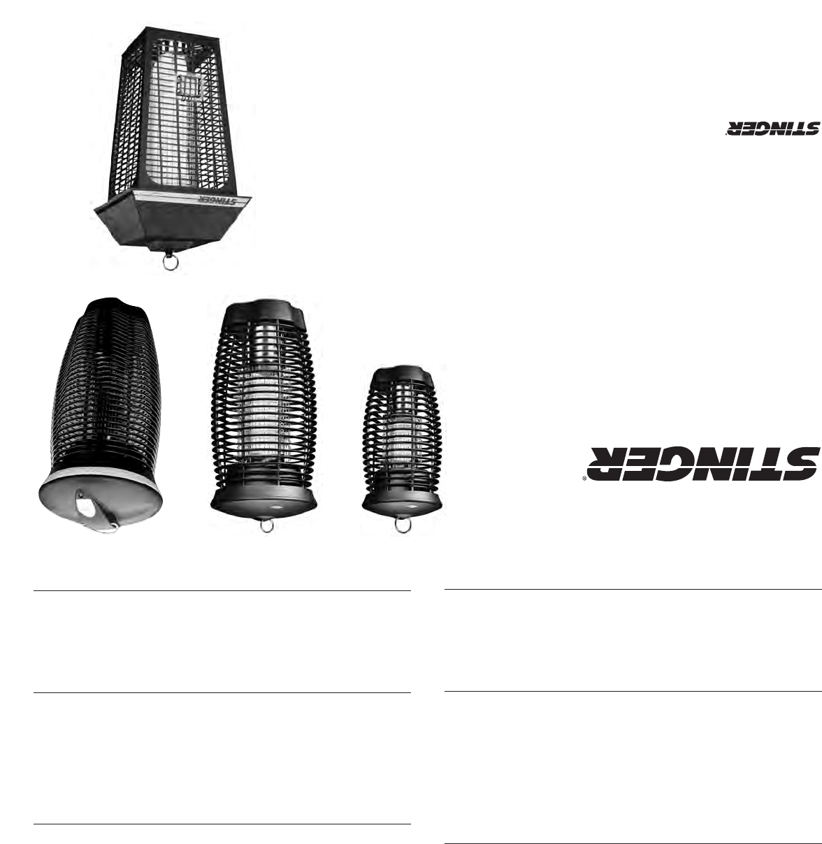 Manual Stinger UV40 Pest Repeller