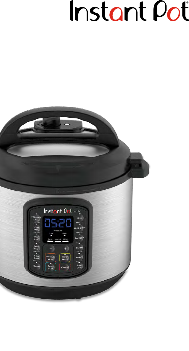 Handleiding Instant Pot Duo SV Multicooker