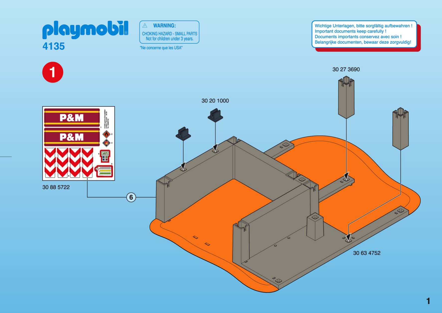 Mode Demploi Playmobil Set Harbour Superset Entrepot