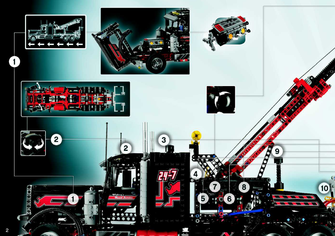 Mode Demploi Lego Set Technic Le Camion Remorque G Ant Page