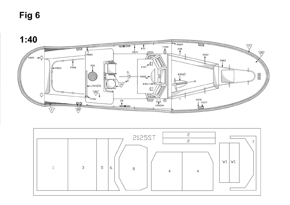 Manual Billing Boats set BB100 Boatkits US coast guard