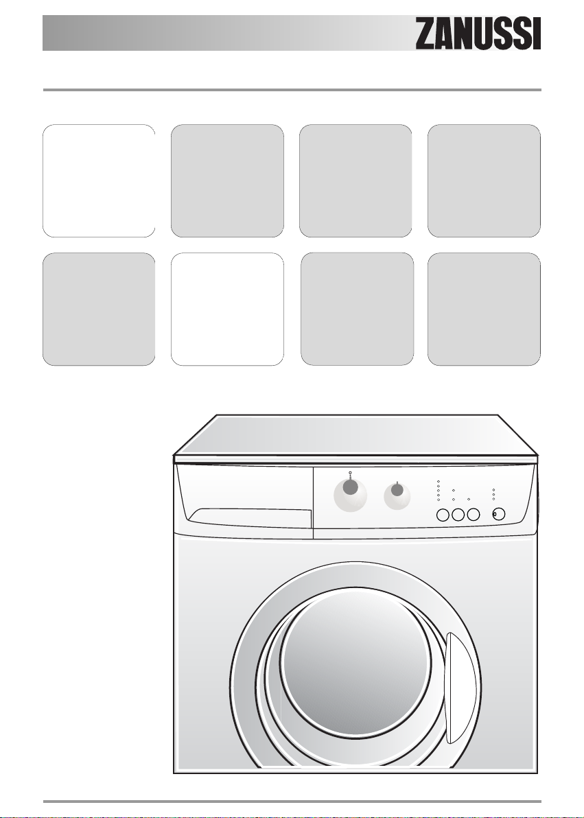 Руководство Zanussi ZWS 587 Стиральная машина