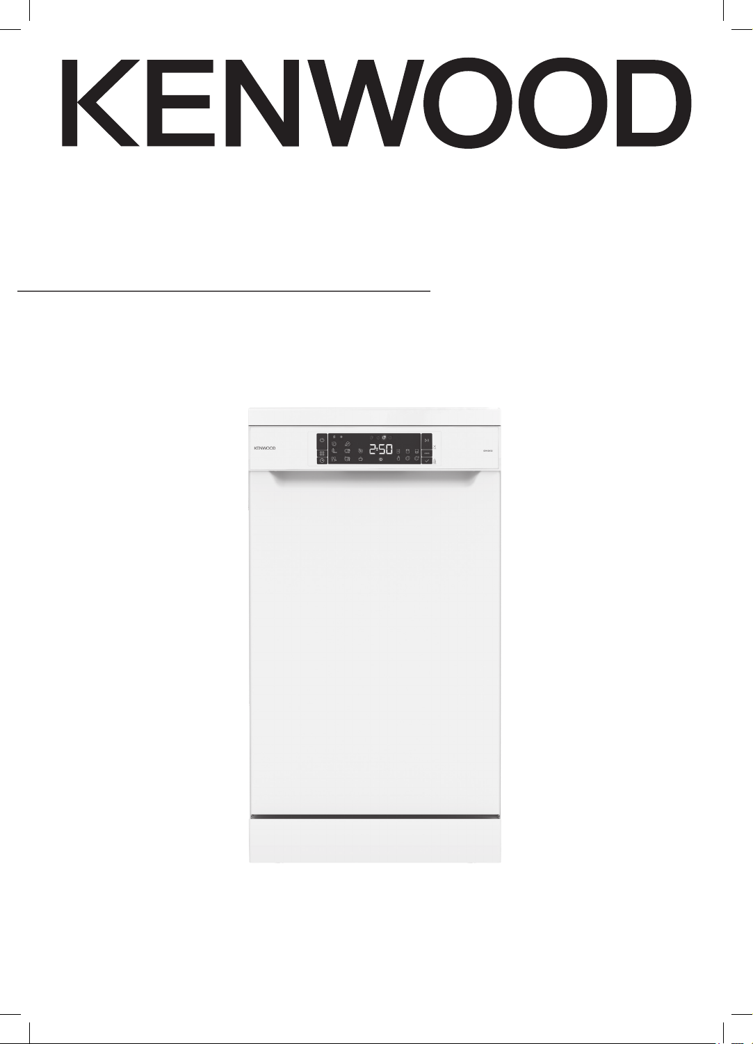 Manual Kenwood KDW45W20 Dishwasher