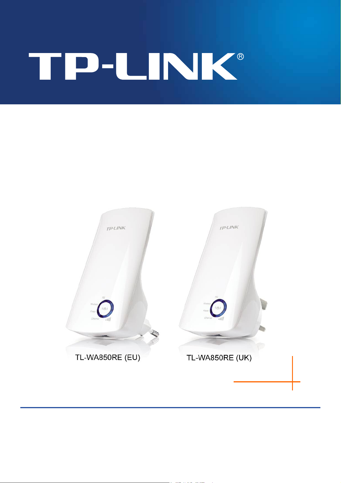 tp-link répéteur wifi(tl-wa850re) mode d'emploi