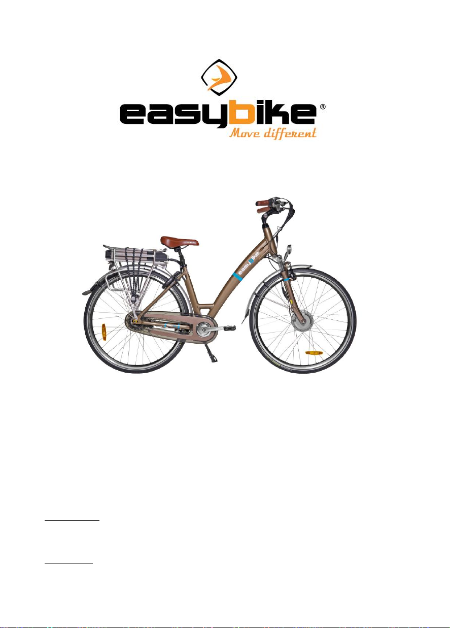 Vélo assistance électrique Easybike Easyfold Série Limitée Classic D7 20' Vert