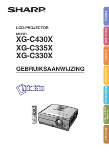 Handleiding Sharp XG-C330X Beamer