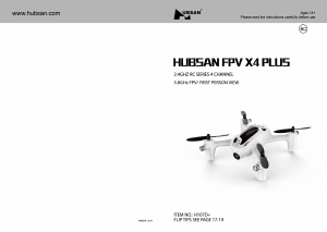 Handleiding Hubsan X4 Plus Drone