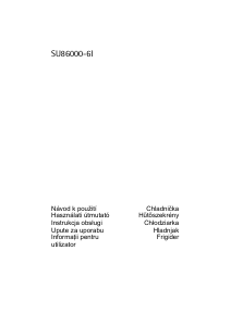 Instrukcja AEG SU86000-6I Lodówka