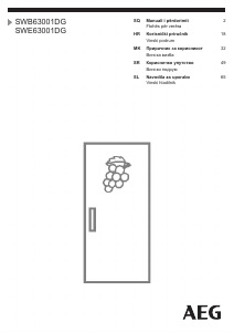 Priročnik AEG SWE63001DG Hladilnik