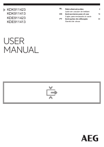 Manual de uso AEG KDE911423B Sellador de vacío