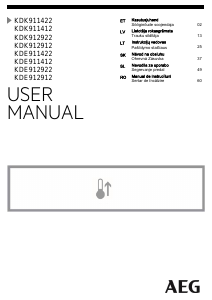 Manual AEG KDK911422M Sertar termic