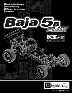 Manual HPI Racing Baja 5B Flux Radio Controlled Car