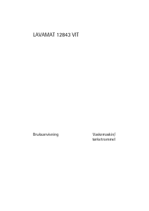 Bruksanvisning AEG L12843VIT Kombimaskin vask-tørk