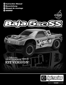 Manual HPI Racing Baja 5SC Super Sport Radio Controlled Car