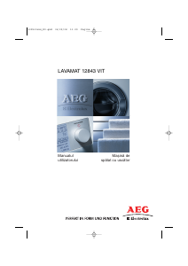 Manual AEG L12843VIT Mașină de spalat cu uscator
