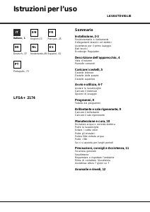 Manuale Hotpoint-Ariston LFSA+ 2174 A IX Lavastoviglie