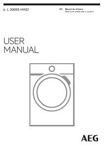 Manual AEG L99695HWD Mașină de spalat cu uscator