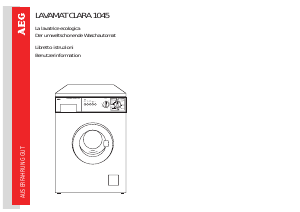 Bedienungsanleitung AEG CLARA1045 Waschmaschine